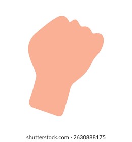  Flat design Hand poses. Flat vector illustration isolated on white background