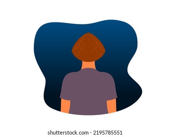 flat design happy farmer's day