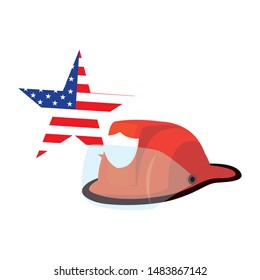 flat design hat happy labor day