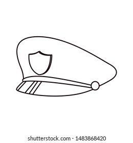 flat design hat for happy labor day