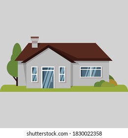 flat design house icon,symbol and vector,Can be used for web, print and mobile 