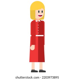 flat design human vector graphic illustration suitable for storybooks, web design and motion videos, presentation videos and more