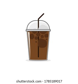 Diseño plano - Ice Tea Flat Illustration