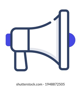 Un diseño plano, icono de anuncio