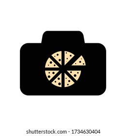 Pizzamedientechnik mit Flachbild-Icon-Kamera