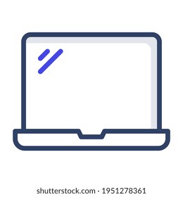 A flat design, icon of desktop