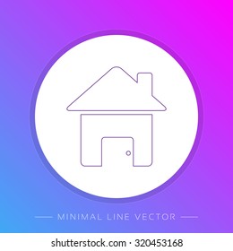 Flat Design Icon - House