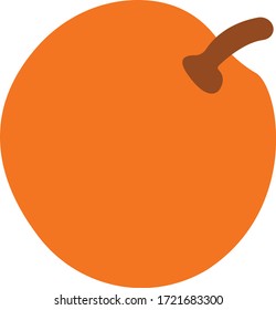 flat design icon illustration of fruit,icon vector