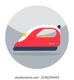 Icono de diseño plano de hierro 