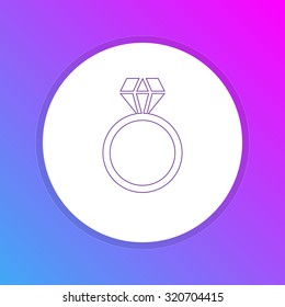 Flat Design Icon - Jewelry