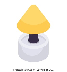 Icono de diseño plano de la planta 