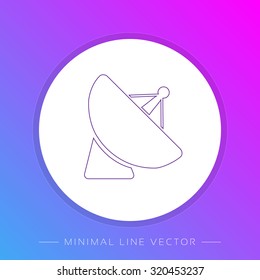 Flat Design Icon - Radar