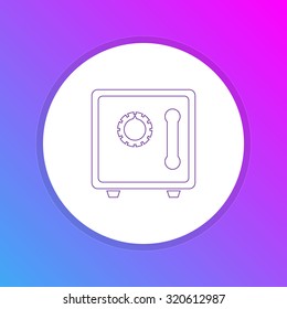 Flat Design Icon - Safe