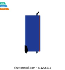 Flat design icon of studio photo light bag in ui colors. Vector illustration.