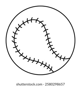 A flat design icon of tennis ball