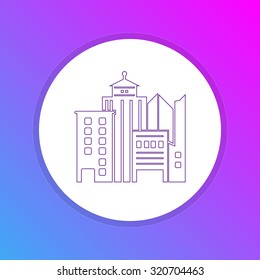 Flat Design Icon - Urban