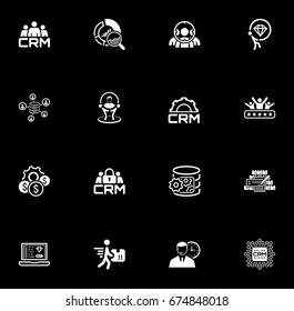 Flat Design Icons Set. Business and Finance. Isolated Illustration.