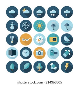 Flat design icons for user interface., website, site, program Vector eps10 with transparency.