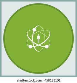 Flat design illustration concept for human skills.
