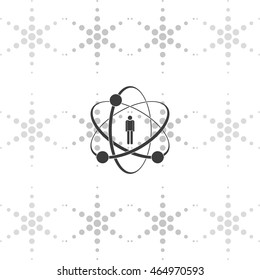Flat design illustration concept for human skills.