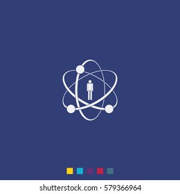 Flat design illustration concept for human skills.