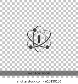 Flat design illustration concept for human skills.