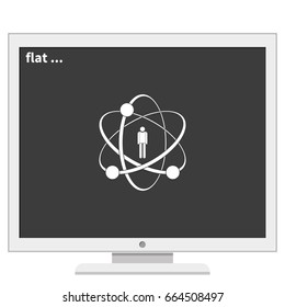 Flat design illustration concept for human skills.