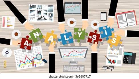 Flat design illustration concepts for big idea, marketing, brainstorming, business, analysis,company strategy, project management. Concept for web banner and promotional material.
