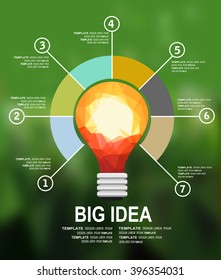Flat design illustration concepts for big idea, marketing, brainstorming, business, analysis,company strategy, project management. Concept for web banner and promotional material.