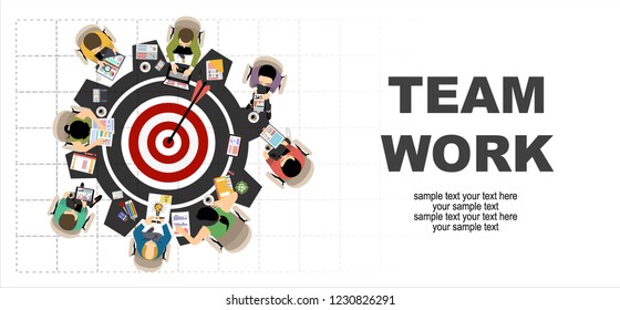 Flat design illustration concepts for business analysis and planning, consulting, team work, project management, financial report and strategy . Concepts web banner and printed materials.