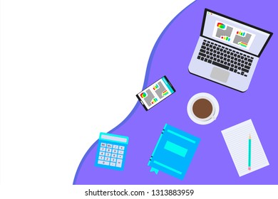 Flat design illustration concepts for business analysis and planning, consulting, team work, project management, financial report and strategy