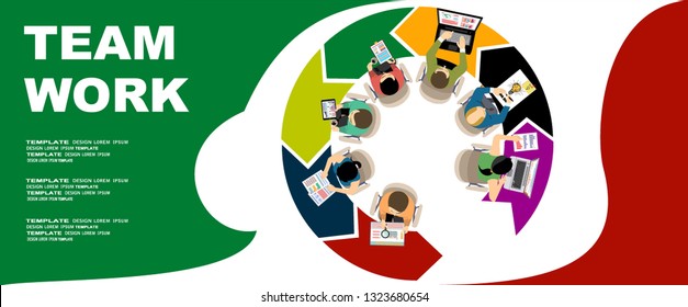 Flat design illustration concepts for business analysis and planning, consulting, team work, project management, financial report and strategy . Concepts web banner and printed materials. 