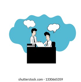 Flat design illustration concepts for business analysis and planning, consulting, team work 