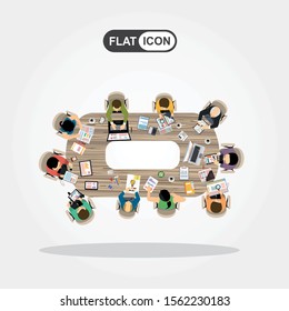 Flat design illustration concepts for business analysis and planning, consulting, team work, project management, financial report and strategy . Concepts web banner and printed materials.