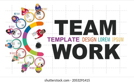 Flat design illustration concepts for business analysis and planning, consulting, team work, project management, financial report and strategy . Concepts web banner and printed materials.