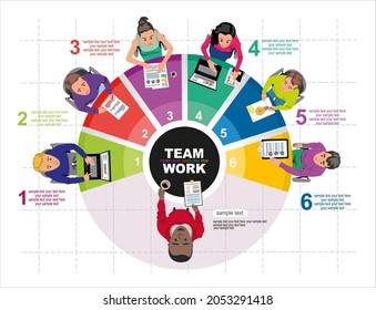 Flat design illustration concepts for business analysis and planning, consulting, team work, project management, financial report and strategy . Concepts web banner and printed materials.