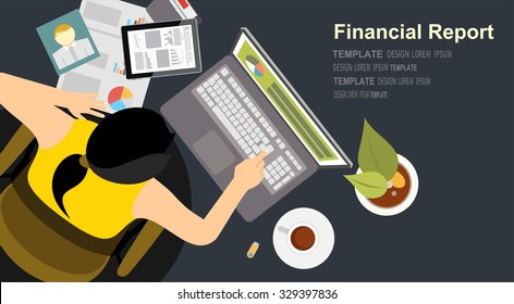 Flat design illustration concepts for business analysis and planning, consulting, team work, project management,financial report and strategy . Concepts web banner and printed materials.