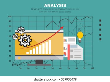 Flat design illustration concepts for business analysis and planning, consulting, team work, project management, brainstorming, research and development. Concepts web banner and printed materials.