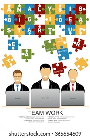 Flat design illustration concepts for business analysis and planning, consulting, team work, project management,financial report and strategy . Concepts web banner and printed materials.