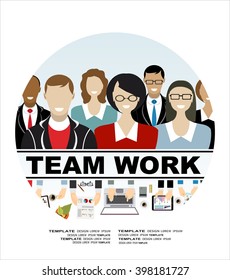 Flat design illustration concepts for business analysis and planning, consulting, team work, project management, financial report and strategy . Concepts web banner and printed materials.