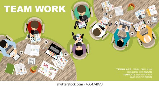 Flat design illustration concepts for business analysis and planning, consulting, team work, project management, financial report and strategy . Concepts web banner and printed materials.