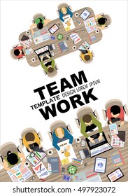 Flat design illustration concepts for business analysis and planning, consulting, team work, project management, financial report and strategy . Concepts web banner and printed materials.