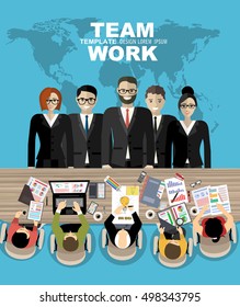 Flat design illustration concepts for business analysis and planning, consulting, team work, project management, financial report and strategy . Concepts web banner and printed materials.