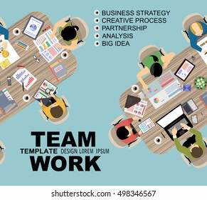 Flat design illustration concepts for business analysis and planning, consulting, team work, project management, financial report and strategy . Concepts web banner and printed materials.