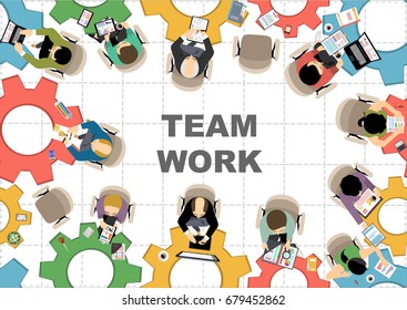 Flat design illustration concepts for business analysis and planning, consulting, team work, project management, financial report and strategy . Concepts web banner and printed materials.