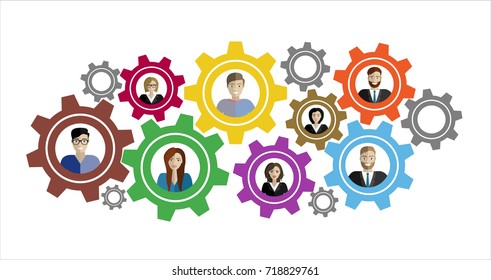Flat design illustration concepts for business analysis and planning, consulting, team work, project management, financial report and strategy . Concepts web banner and printed materials.