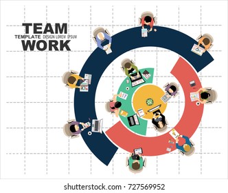 Flat design illustration concepts for business analysis and planning, consulting, team work, project management, financial report and strategy . Concepts web banner and printed materials.
