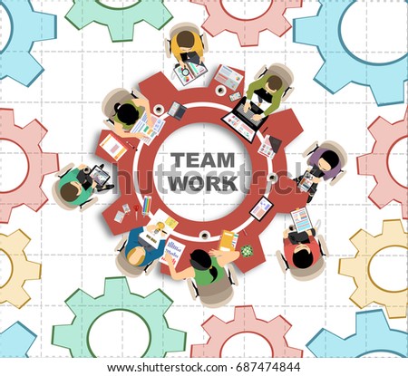 Flat design illustration concepts for business analysis and planning, consulting, team work, project management, financial report and strategy . Concepts web banner and printed materials.
