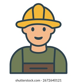 Ilustración de diseño plano del trabajo del agricultor