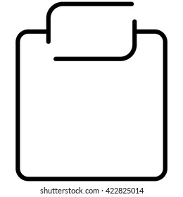 Flat design illustration infographics linear squares